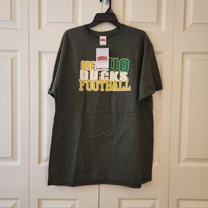Oregon Ducks Football T-Shirt X Large BMOC 100% Cotton NWT
